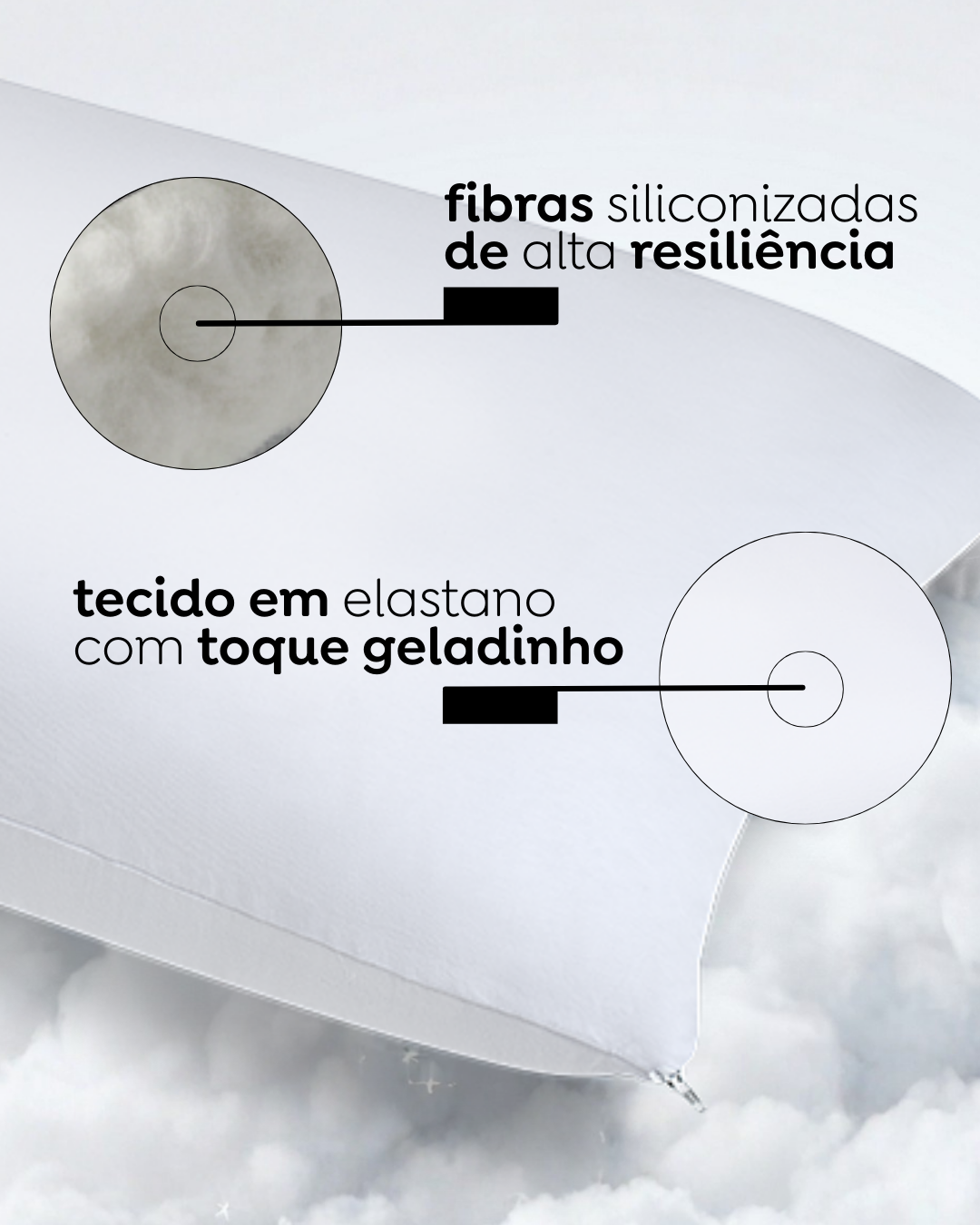 Travesseiro Soft Gel: tecnologia, frescor e conforto em cada detalhe  Se você procura um travesseiro refrescante 50x70cm, com toque gel, suporte alto, maciez premium e fácil manutenção, o Travesseiro Soft Gel é a escolha perfeita.